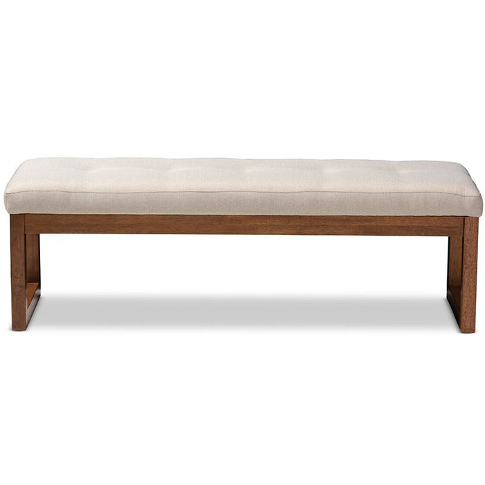 Caramay Contemporary Wood Bench