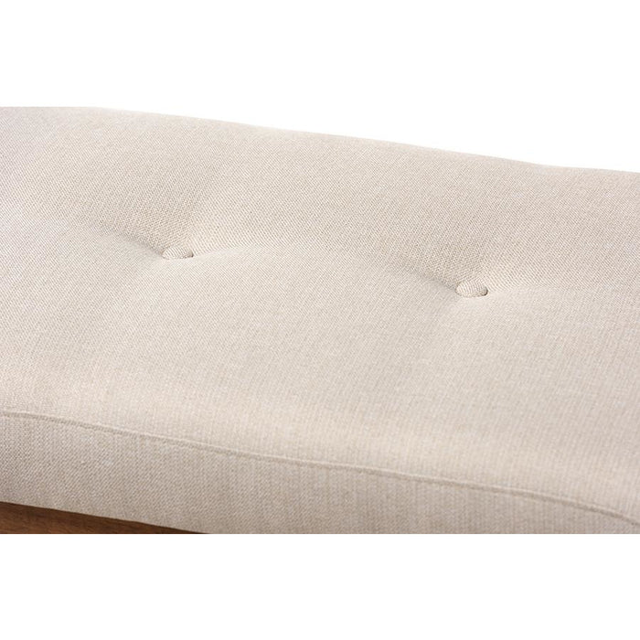 Caramay Contemporary Wood Bench