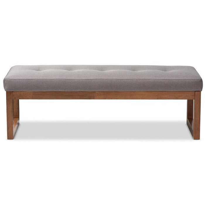 Caramay Contemporary Wood Bench