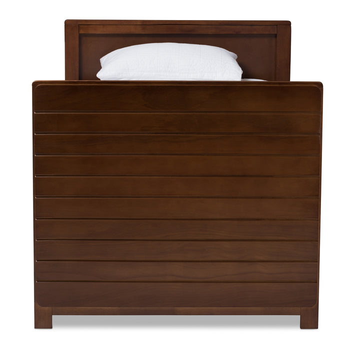 Linna Contemporary Wood Daybed With Trundle