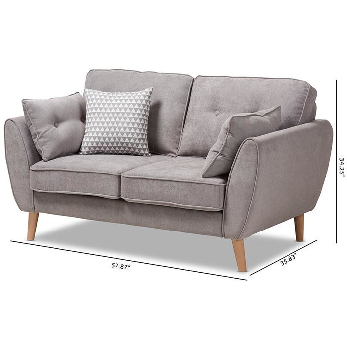 Miranda Mid-Century Loveseat