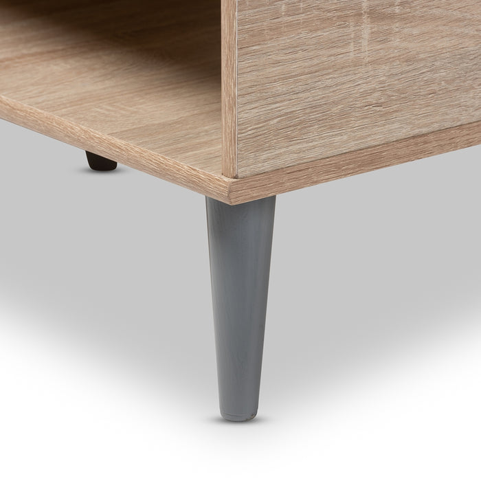 Pierre Mid-century Wood Coffee Table