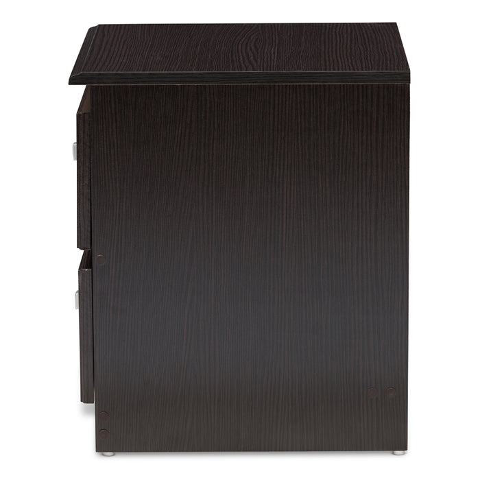 Carine Modern and Contemporary Wood Nightstand