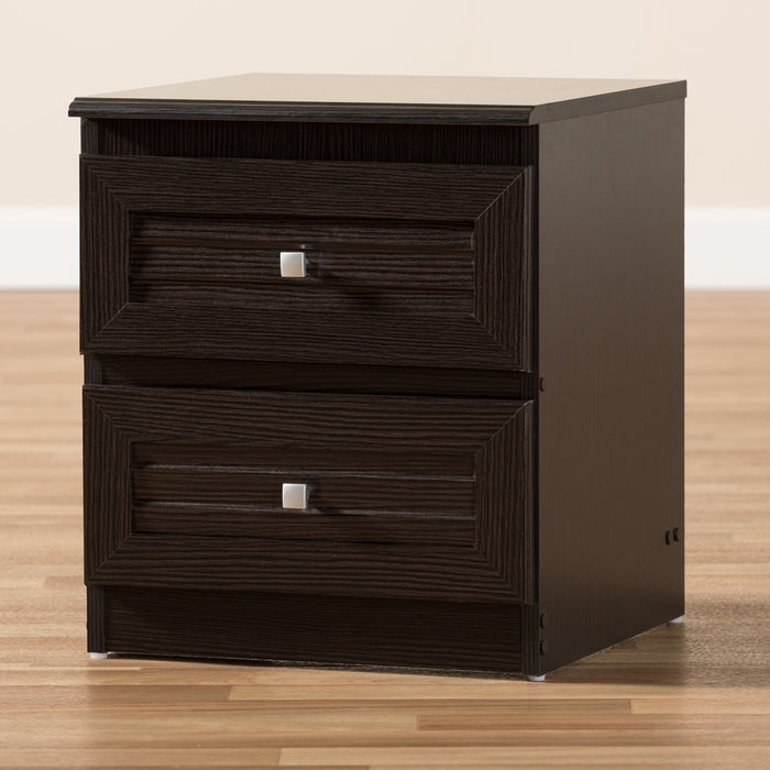 Carine Modern and Contemporary Wood Nightstand
