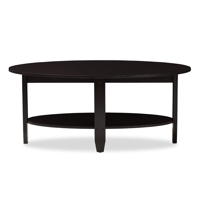 Ancelina Contemporary Wood Coffee Table