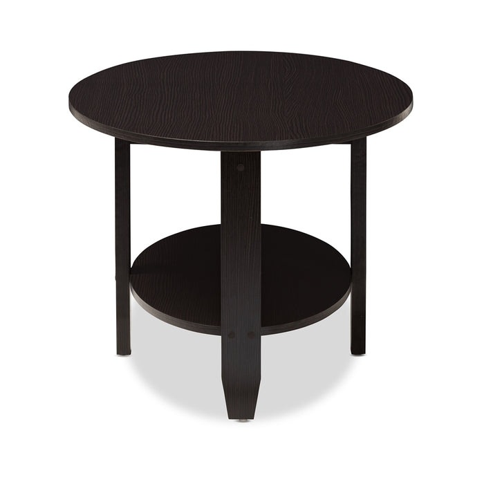 Ancelina Contemporary Wood Coffee Table
