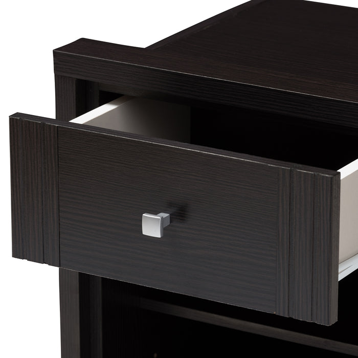 Danette Contemporary (1-Drawer) Wood Nightstand