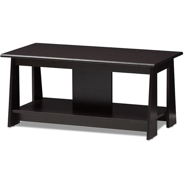 Fionan Contemporary Wood Coffee Table