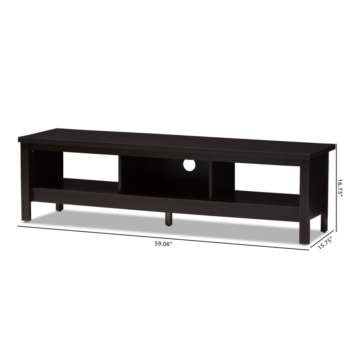 Callie Contemporary Wood TV Stand