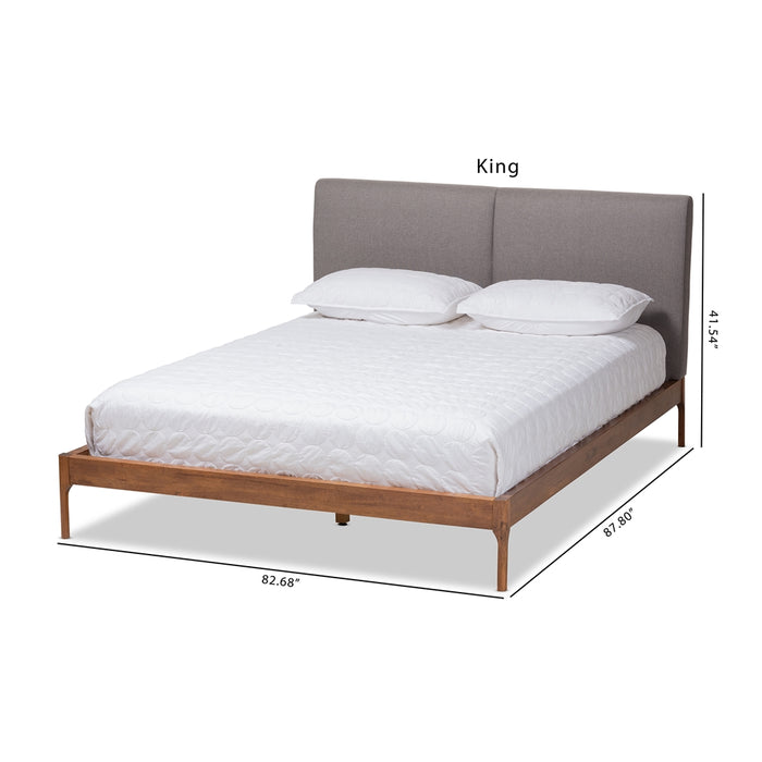 Aveneil Mid-Century Platform Bed