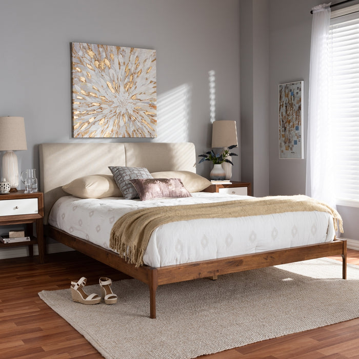 Aveneil Mid-Century Platform Bed