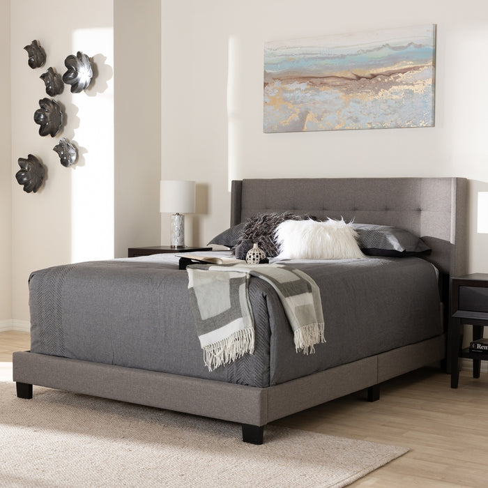 Lisette Contemporary Platform Bed