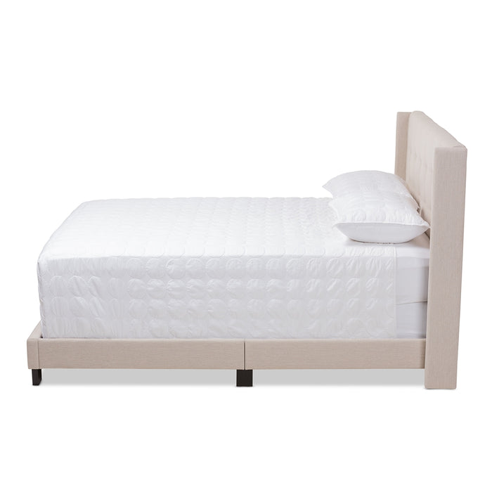 Lisette Contemporary Platform Bed