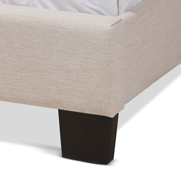 Lisette Contemporary Platform Bed