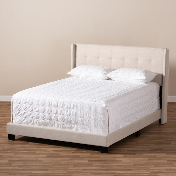 Lisette Contemporary Platform Bed