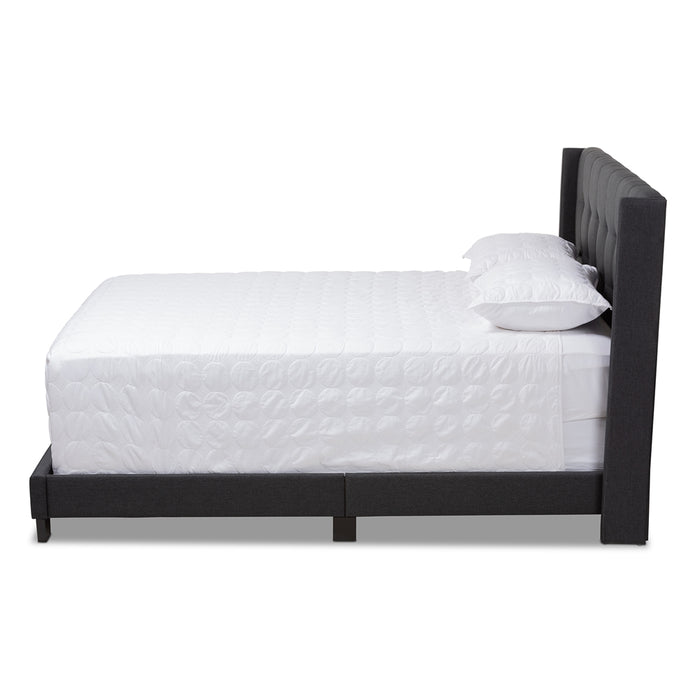 Lisette Contemporary Platform Bed