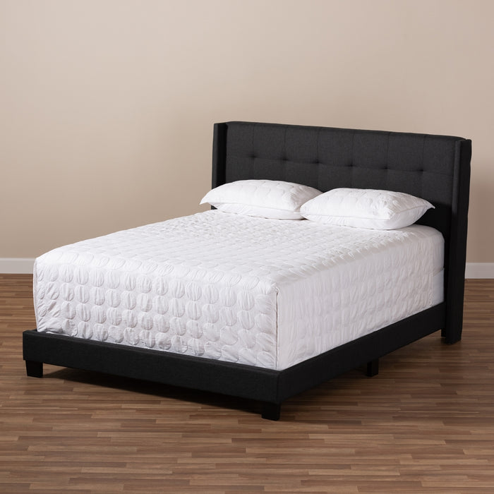 Lisette Contemporary Platform Bed