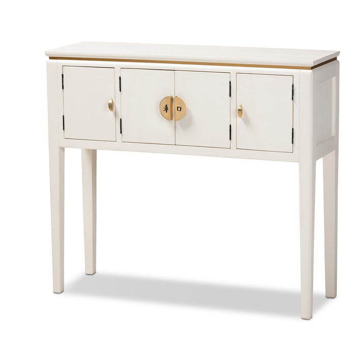 Aiko Traditional (4-Door) Wood Console Table