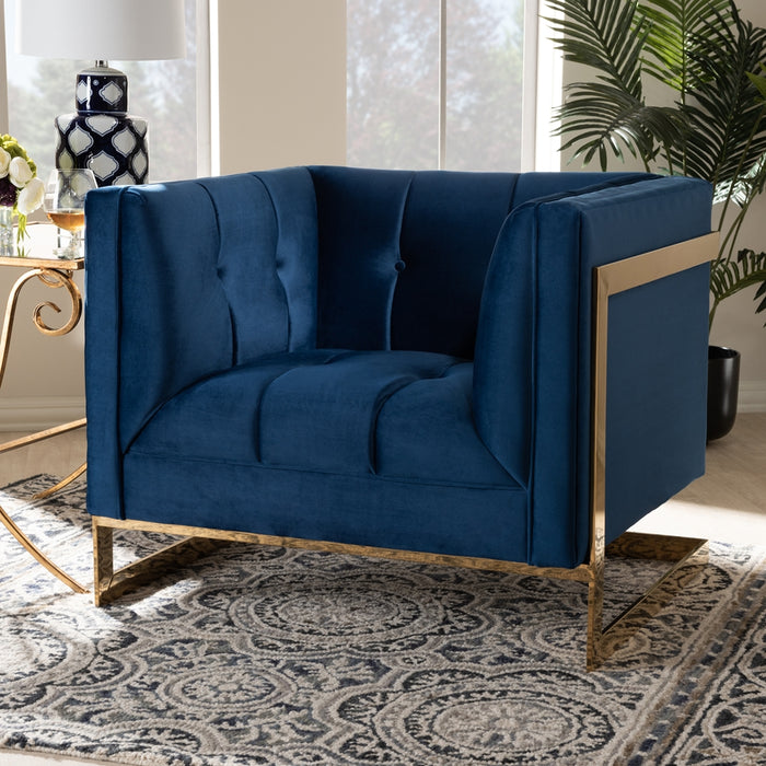 Ambra Glamour Tufted Armchair