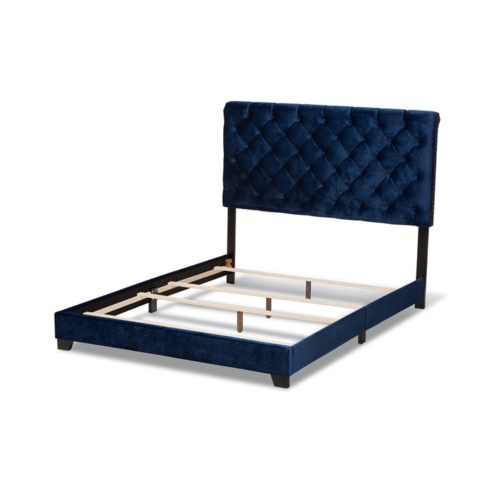 Candace Glam Wood Bed