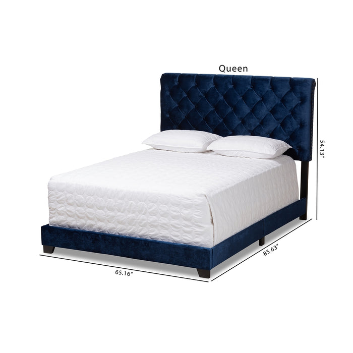 Candace Glam Wood Bed