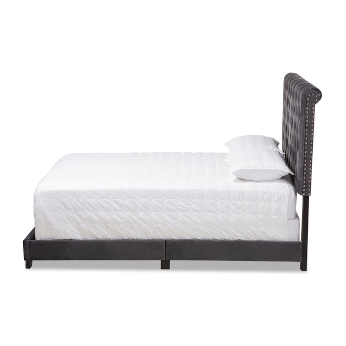 Candace Glam Wood Bed
