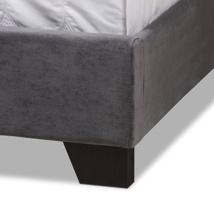 Candace Glam Wood Bed
