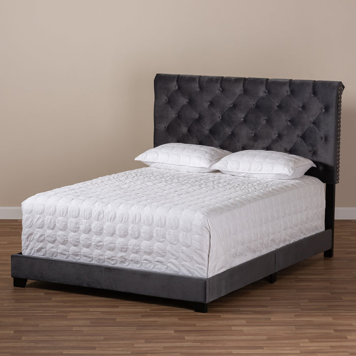 Candace Glam Wood Bed