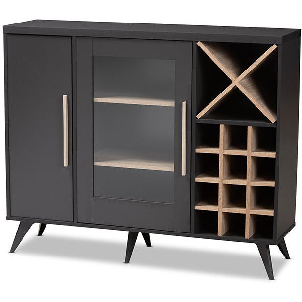 Pietro Mid-Century Wine Cabinet