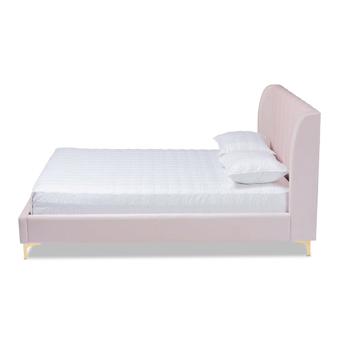 Saverio Glamour Platform Bed