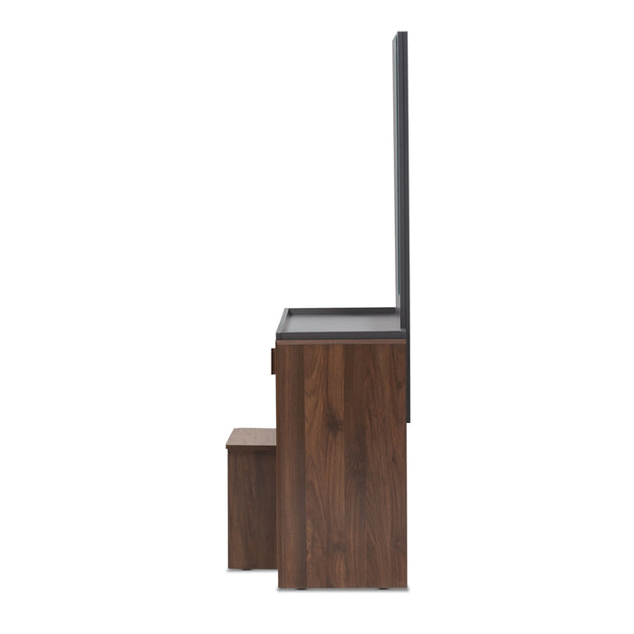 Rikke Contemporary (2-Tone) Wood Bedroom Vanity