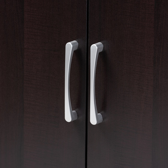 Marine Contemporary (2-Door) Wood Shoe Cabinet