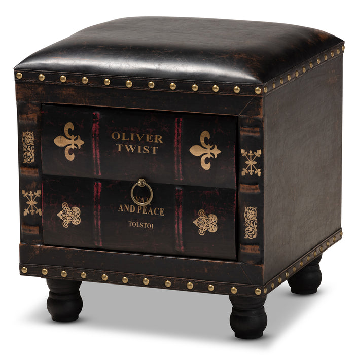 Charlier Rustic Storage Ottoman