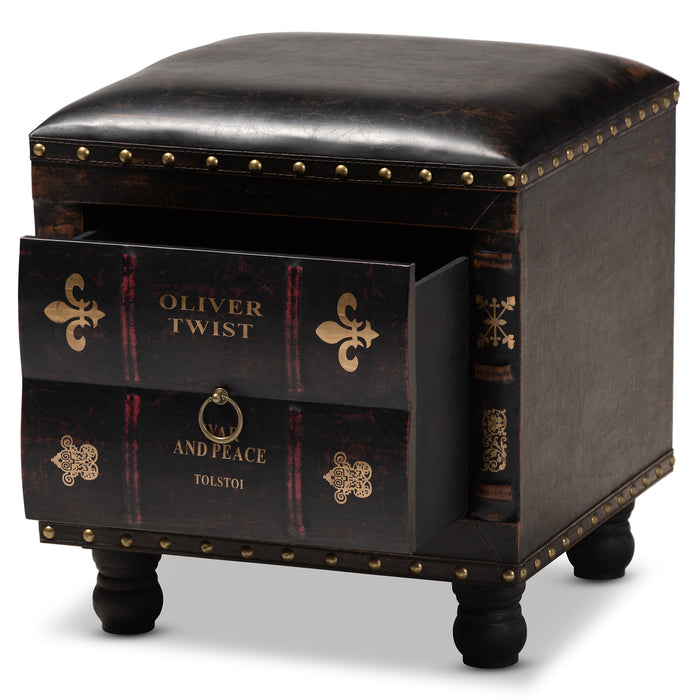 Charlier Rustic Storage Ottoman