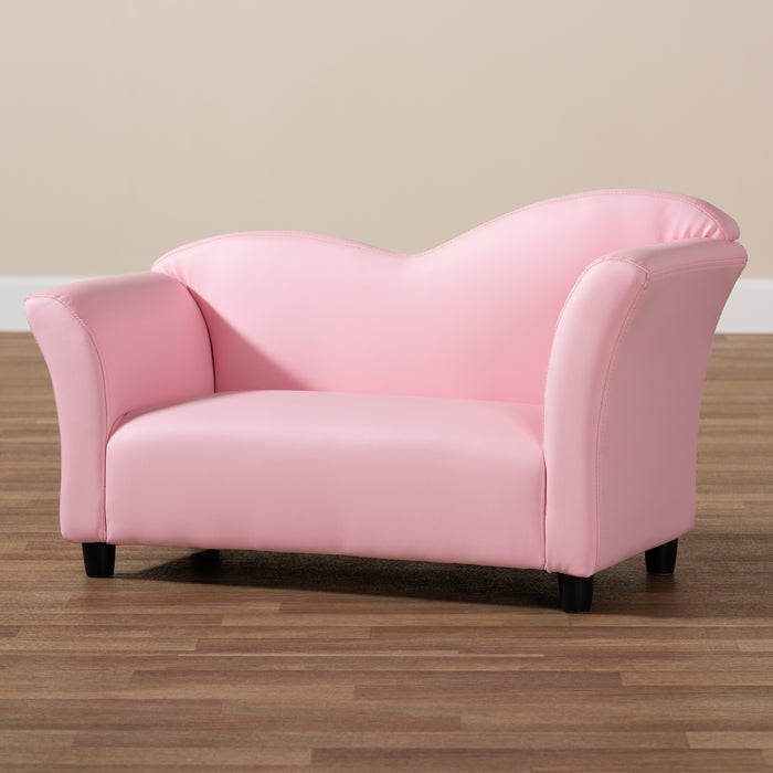 Felice Modern (2-Seater) Wood Loveseat