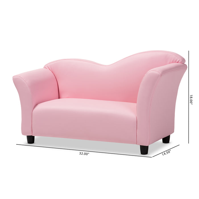 Felice Modern (2-Seater) Wood Loveseat