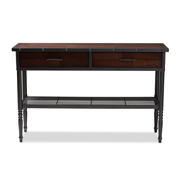 Jana Vintage Industrial Wood (2-Drawer) Dining Room Server