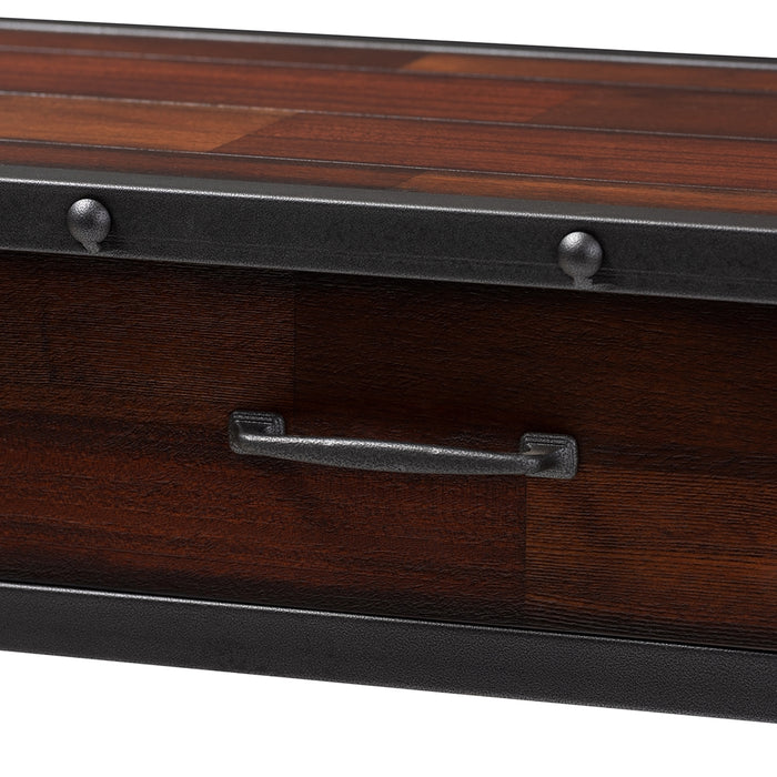 Jana Vintage Industrial Wood (2-Drawer) Dining Room Server