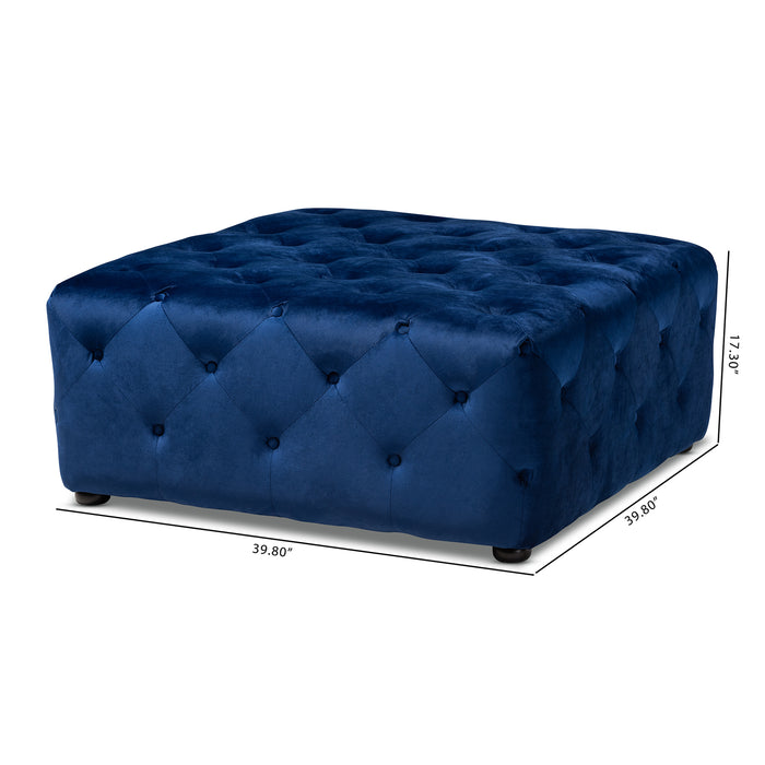 Calvetti Contemporary Tufted Cocktail Ottoman