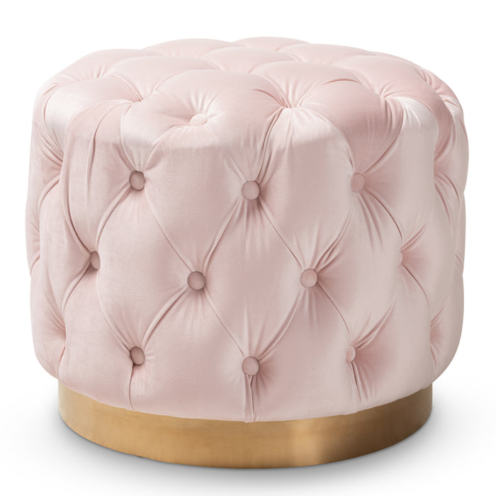 Valeria Glamour Tufted Ottoman