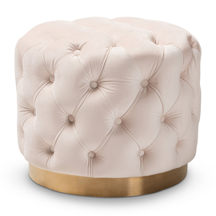 Valeria Glamour Tufted Ottoman