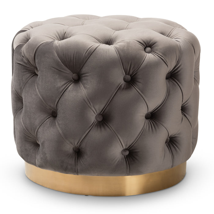 Valeria Glamour Tufted Ottoman