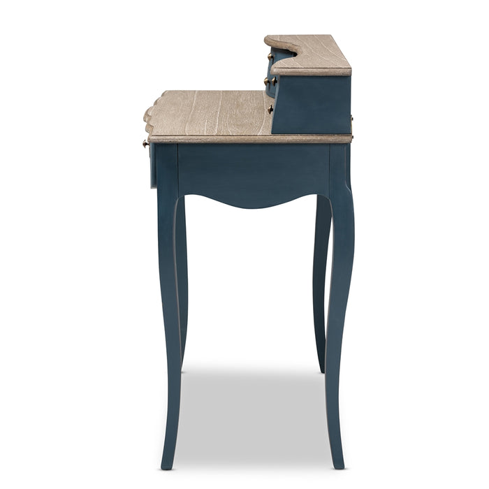 Celestine French Provincial (5-Drawer) Wood Desk