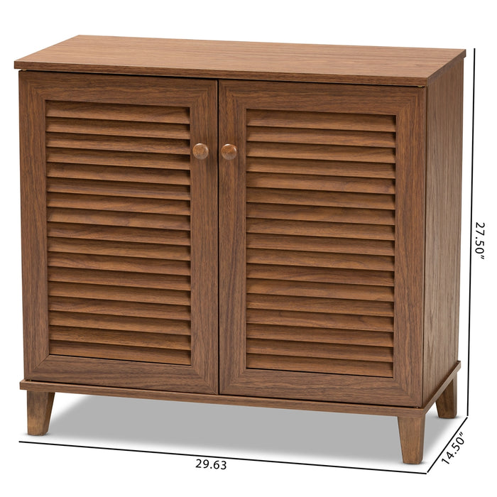Coolidge Contemporary Wood Shoe Cabinet