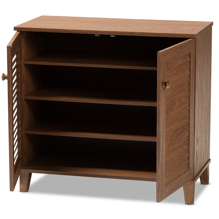 Coolidge Contemporary Wood Shoe Cabinet