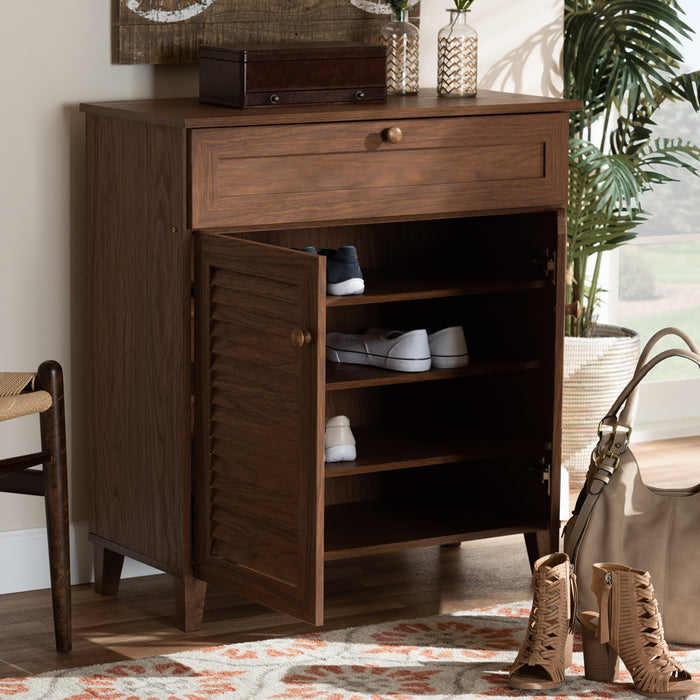 Coolidge Contemporary Wood Shoe Cabinet