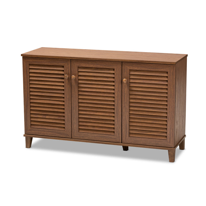 Coolidge Contemporary (8-Shelf) Wood Shoe Cabinet