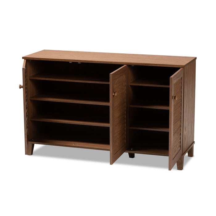 Coolidge Contemporary (8-Shelf) Wood Shoe Cabinet