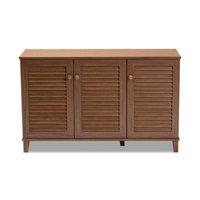 Coolidge Contemporary (8-Shelf) Wood Shoe Cabinet