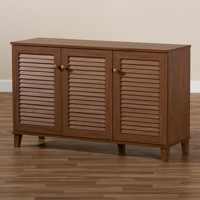 Coolidge Contemporary (8-Shelf) Wood Shoe Cabinet